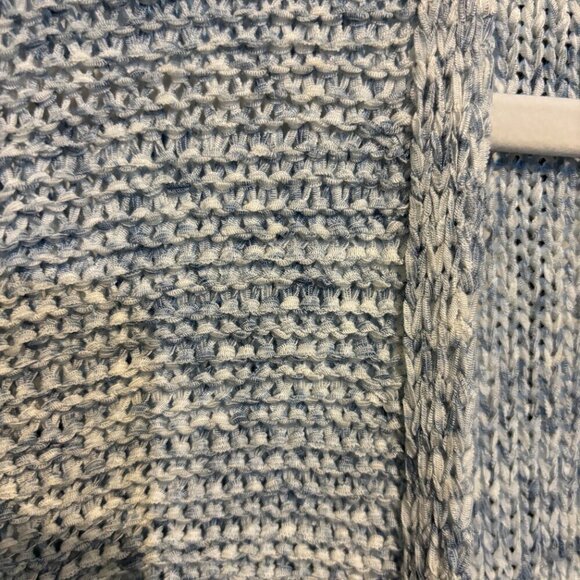 BlankNYC Blue Fringe Sweater Cardigan - Picture 7 of 12